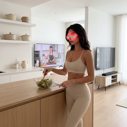 LumEyes® eye device — lifestyle in use